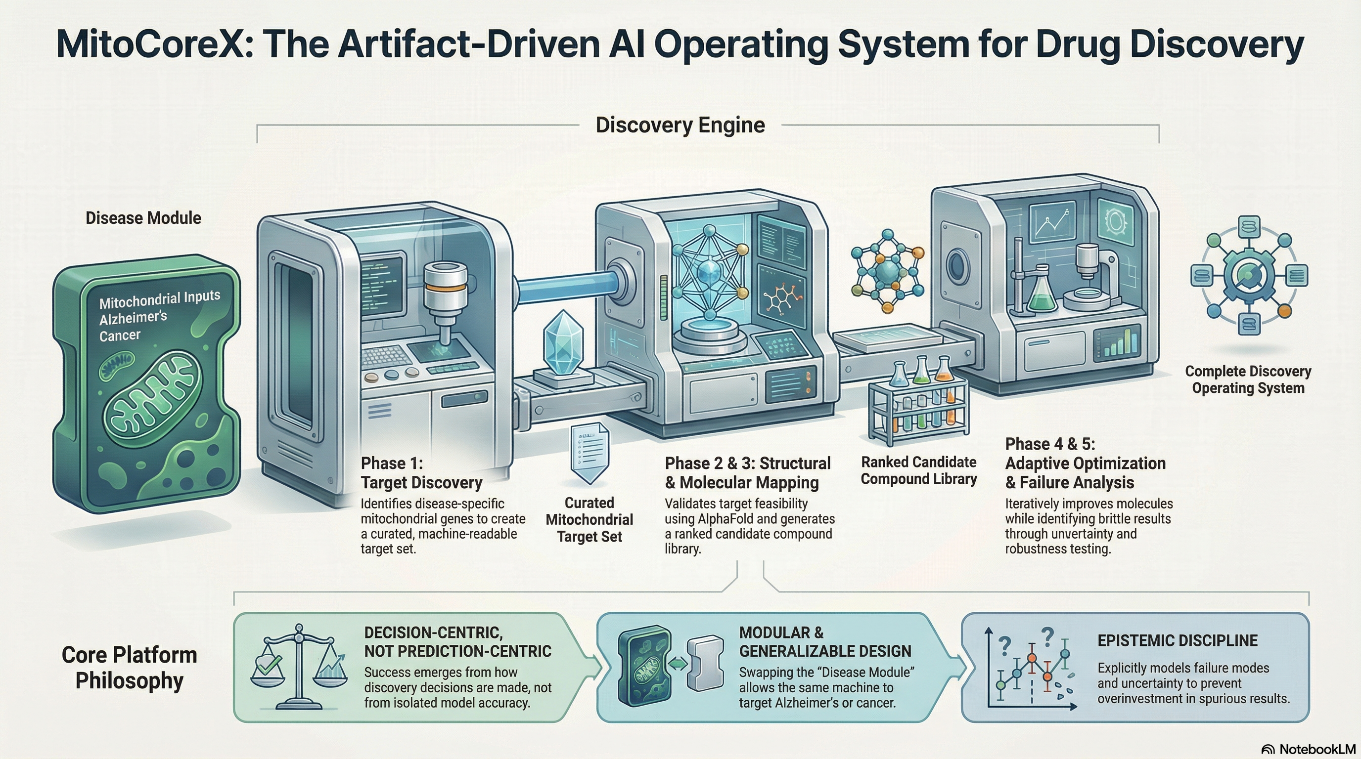 First domain application on DrugSynthAI targeting mitochondrial therapeutics for rare diseases